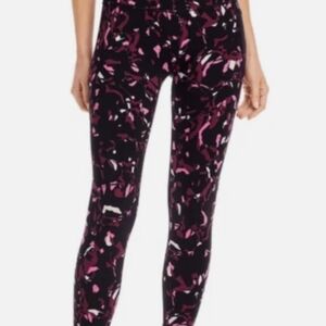 Sweaty Betty Power Black/Pink Petal Camo Print Leggings Size 12
